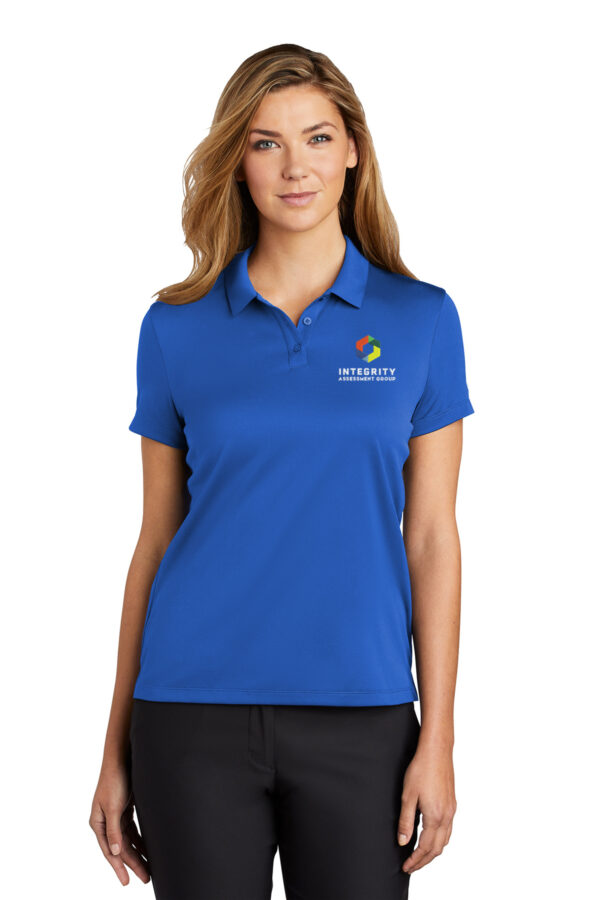 NKBV6043 Nike Ladies Dry Essential Solid Polo - Image 3