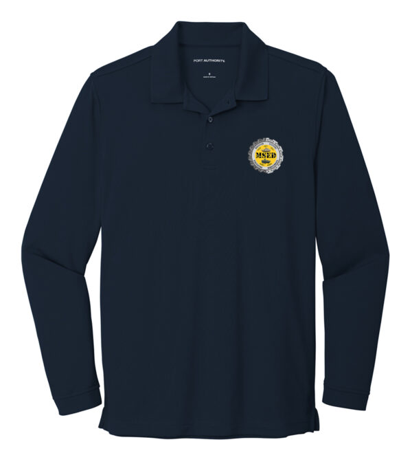 TT51LW Ladies Zone Performance Long Sleeve Polo - Image 3