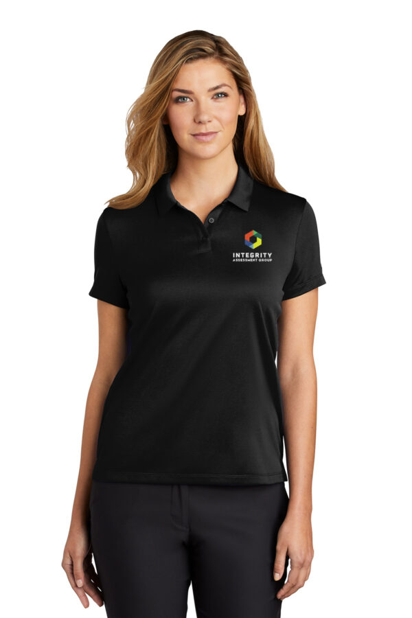 NKBV6043 Nike Ladies Dry Essential Solid Polo - Image 4