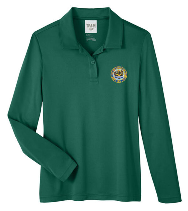 TT51LW Ladies Zone Performance Long Sleeve Polo - Image 2