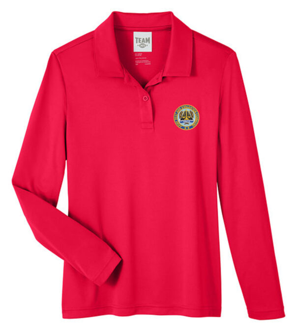 TT51LW Ladies Zone Performance Long Sleeve Polo - Image 5